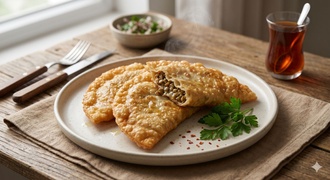 Soya Kıymalı Ve Yeşil Mercimekli Vegan Çi Börek ( Adet ) görseli