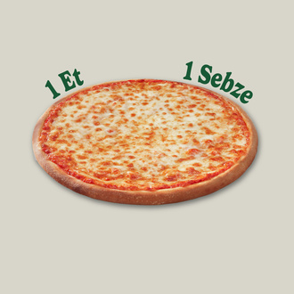 Pizzanı Tasarla (1 Et - 1 Sebze) (Küçük) görseli