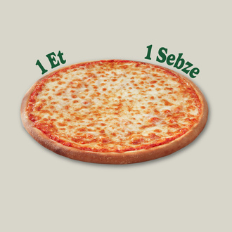 Pizzanı Tasarla (1 Et - 1 Sebze) (Orta) görseli