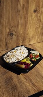 Çoban Salatalı Tavuklu Sokak Pilavı (Büyük Boy 400 Gr.) görseli