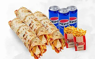 3'Lü Soslu Döner Dürüm Pepsi Menü görseli