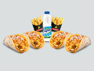 Jumbo Hey Tako Menü (Tavuk Döner) görseli