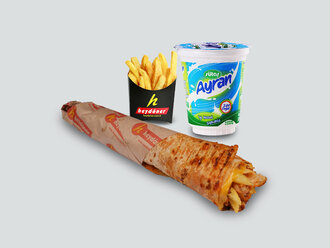 Cheddar Peynirli Tavuk Döner Dürüm Medium (M) Menü görseli