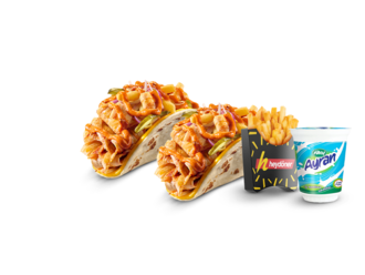 2'Li Hey Tako Combo Menü (Tavuk Döner) görseli