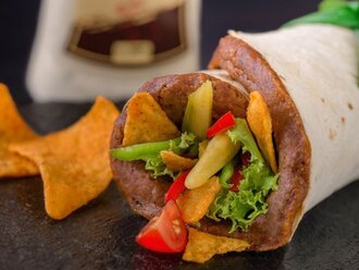 Doritoslu Mega Çiğ Köfte Dürüm (150 Gr.) görseli