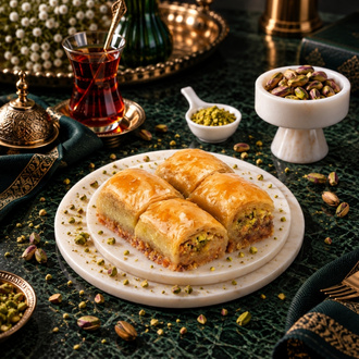 Fıstıklı Özel Baklava (1000 Gr) görseli