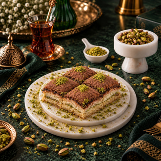Fıstıklı Soğuk Baklava (1000 Gr) görseli