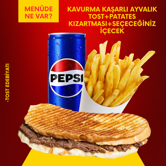 Kavurma Kaşarlı Ayvalık Tost Menü görseli