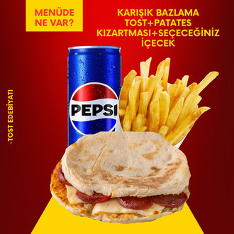 Karışık Bazlama Tost Menü görseli