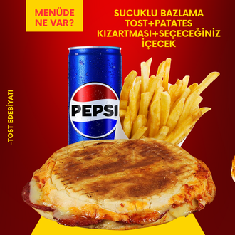 Sucuklu Bazlama Tost Menü görseli