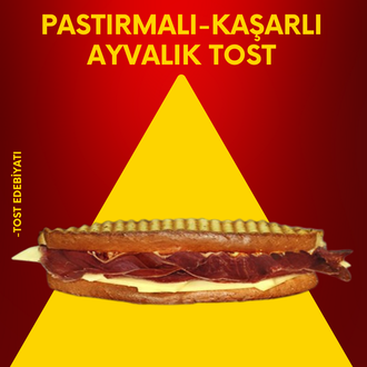 Pastırmalı-kaşarlı Ayvalık Tost görseli