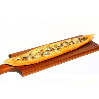 Kavurmalı Yumurtalı Kolot Peynirli Pide (Açık) görseli