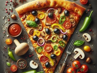 Mix Pizza (2 Dilim) görseli