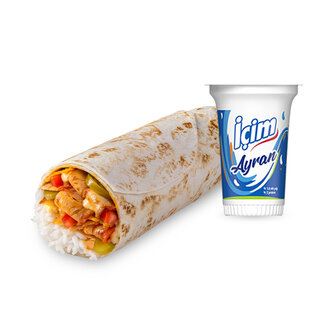 Burrito Tavuk Döner Menü görseli