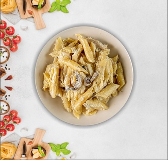 Penne Kremalı Tavuklu görseli
