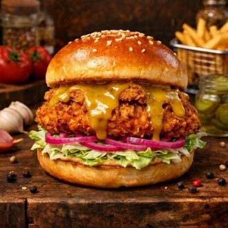 Ballı Hardal Burger görseli