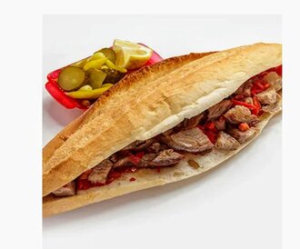 Üç Çeyrek Ekmek Arası İzmir Usulü Kokoreç görseli