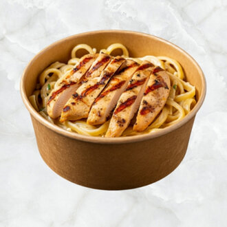 Köri Soslu Fettuccine Makarna görseli