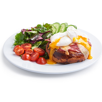 Malakan Peynirli Antrikot Fümeli Poşe Yumurtalı Açma görseli