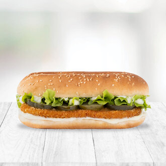 Tavuk Şnitzel Burger görseli