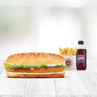 Tavuk Şinitzel Burger Menü görseli