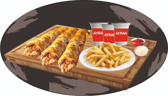 3'Lü Mega Tavuk Dürüm Menü 2 görseli