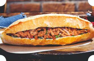 Yarım Ekmek Kaşarlı Tavuk Tantuni görseli