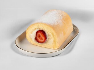 Çilek'li Rulo Pasta görseli