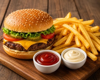 Cheeseburger görseli
