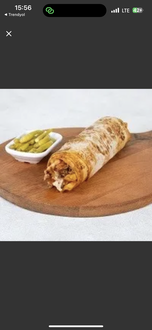 2.Li Tavuk Dürüm Hatay Soslu (100Gr) +İki Küçük Ayran görseli