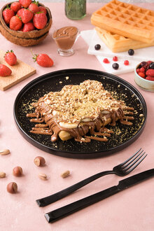 Sütlü Çikolatalı Muzlu Waffle (Küçük) görseli