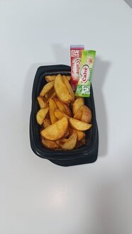 Elma Dilim Patates Kızartması görseli