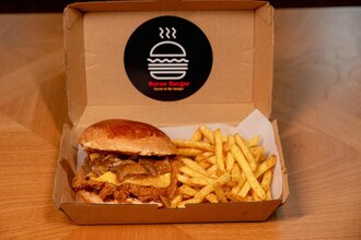 Chicken Mushroom Baron Burger görseli