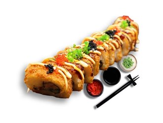 210- Sushi-g Tako Sezar Roll (8 Pcs.) görseli