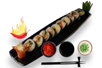 140- Tiger Kimbap (Acılı) (10 Pcs.) görseli