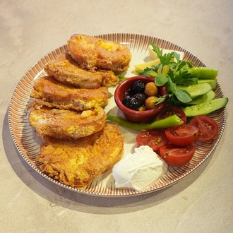 Yumurtalı Ekmek Tabağı görseli