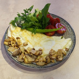 Mantarlı Sporcu Omleti görseli