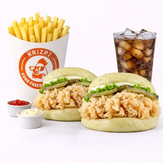 Festo Bun + İçecek + Patates Kızartması + 2 Adet Sos görseli