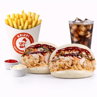 Winbbq Bun + İçecek + Patates Kızartması + 2 Adet Sos görseli