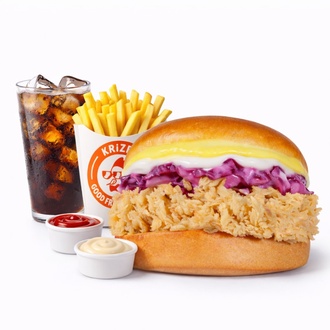 Moly Burger + İçecek + Patates Kızartması + 2 Adet Sos görseli