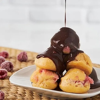 Frambuazlı Profiterol (150 Gr.) görseli