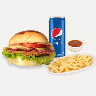 Dana Schnitzel Burger Menü görseli