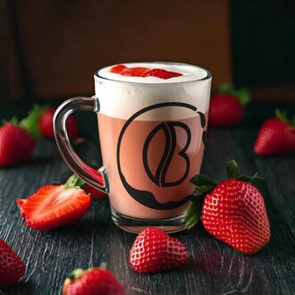 Çilek Latte görseli