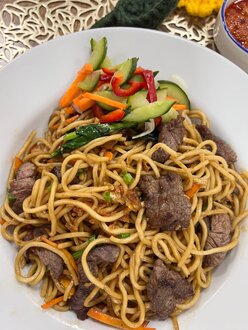 Mie Goreng Beef Indonesian Noodle görseli