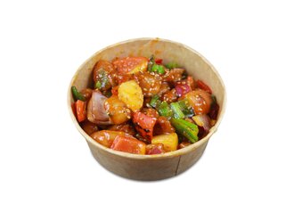 Tatlı Ekşi Soslu Tavuk. görseli