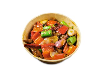 Acılı Sarımsaklı Dana Eti. görseli