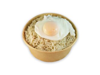 Sade Yumurtalı Pilav. görseli