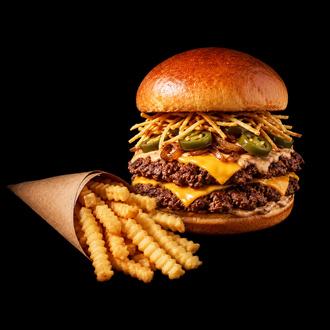 Chipotle Smash Burger & Tırtıklı Patates görseli