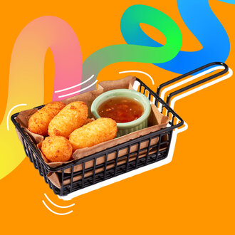 Cheddar Dolgulu Kroket Çıtır Patates görseli