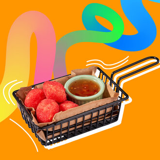 Acılı Peynir Kaplamalı Patates Kroket görseli